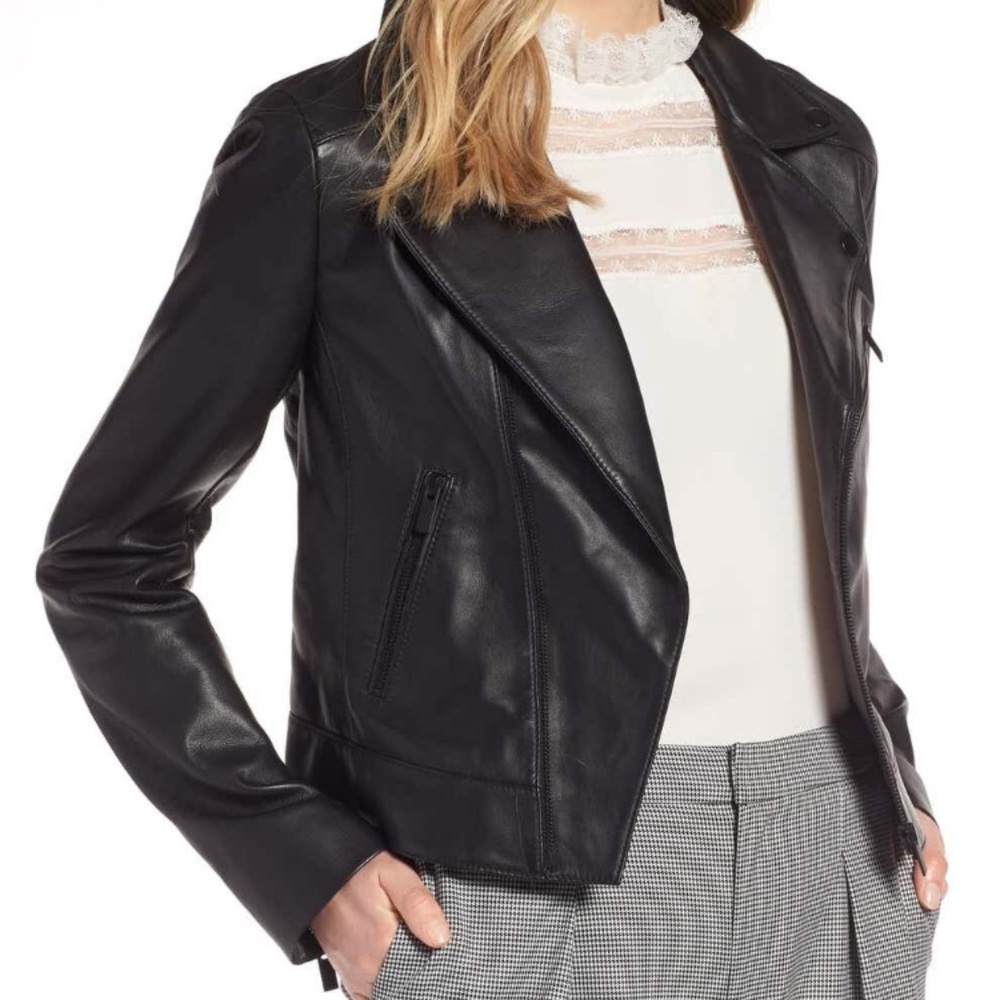 Genuine leather jacket new with tags